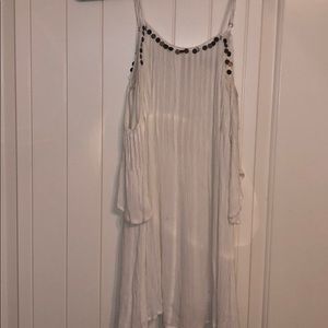 white off the shoulder dress